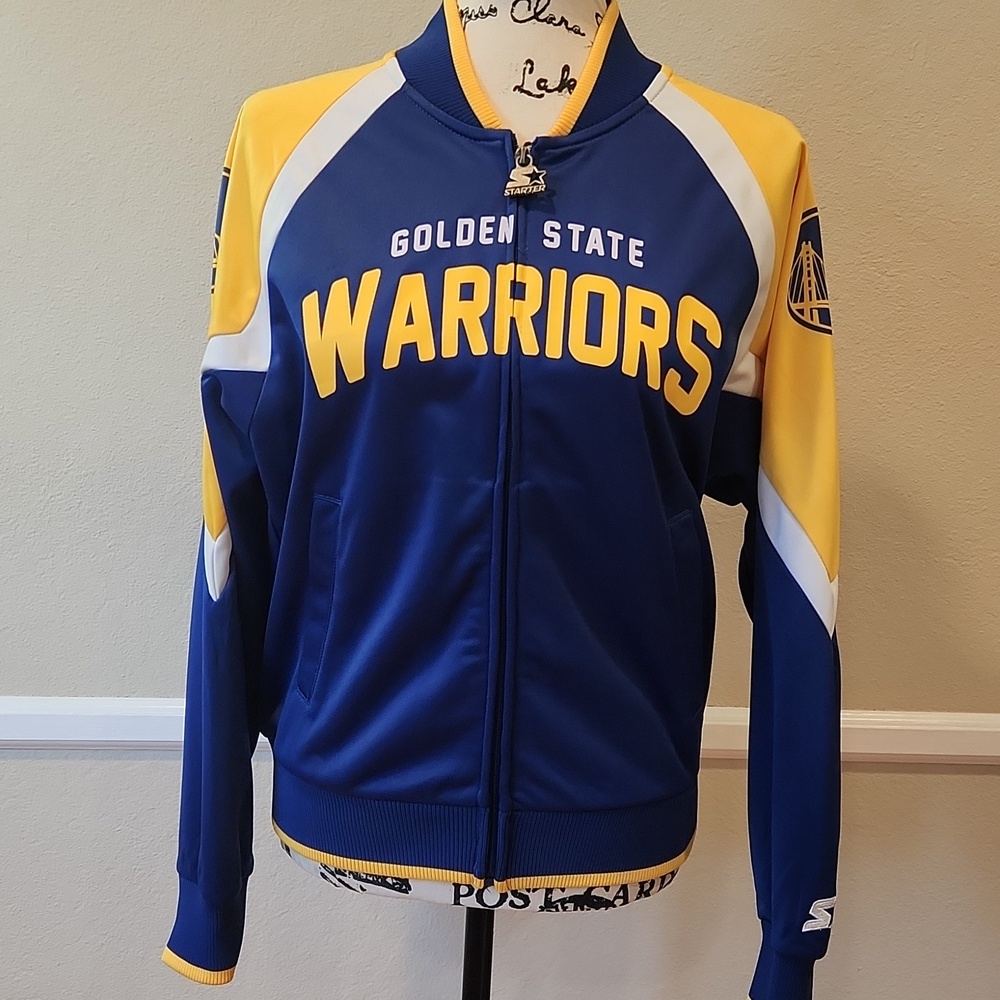 Golden State Warriors Blue and Yellow Jacket